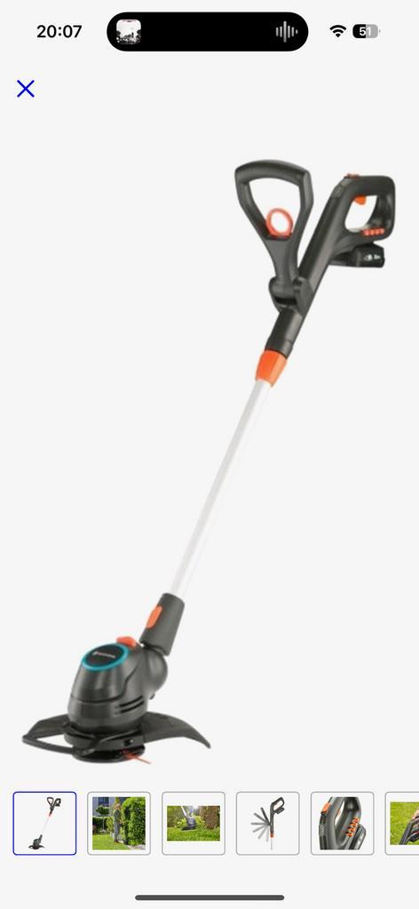 Draadloze kantmaaier, Tuin en Terras, Grastrimmers, Zo goed als nieuw, Accu, Ophalen