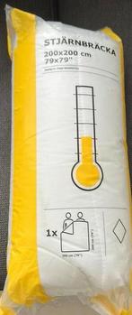 Ikea Stjärnbräcka 2m x 2m, Huis en Inrichting, Slaapkamer | Beddengoed, Ophalen, Wit, Deken of Dekbed, Nieuw