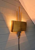 Messing wandlamp, Hollywood Regency-stijl, 1970, Antiek en Kunst, Ophalen of Verzenden