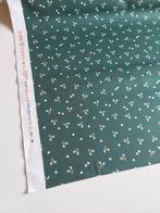 6091) 1 mètre coton houx de Noël vert, Neuf, Enlèvement ou Envoi, Coton, Vert