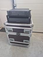 100 volt  systeem 6 hoorns en 2 versterkers, Audio, Tv en Foto, Professionele apparaten, -, -, Zo goed als nieuw, Monacor