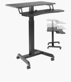 Verrijdbaar bureau zit sta laptoptafel in hoogte verstelbaar, Ophalen, In hoogte verstelbaar, Zo goed als nieuw, Bureau