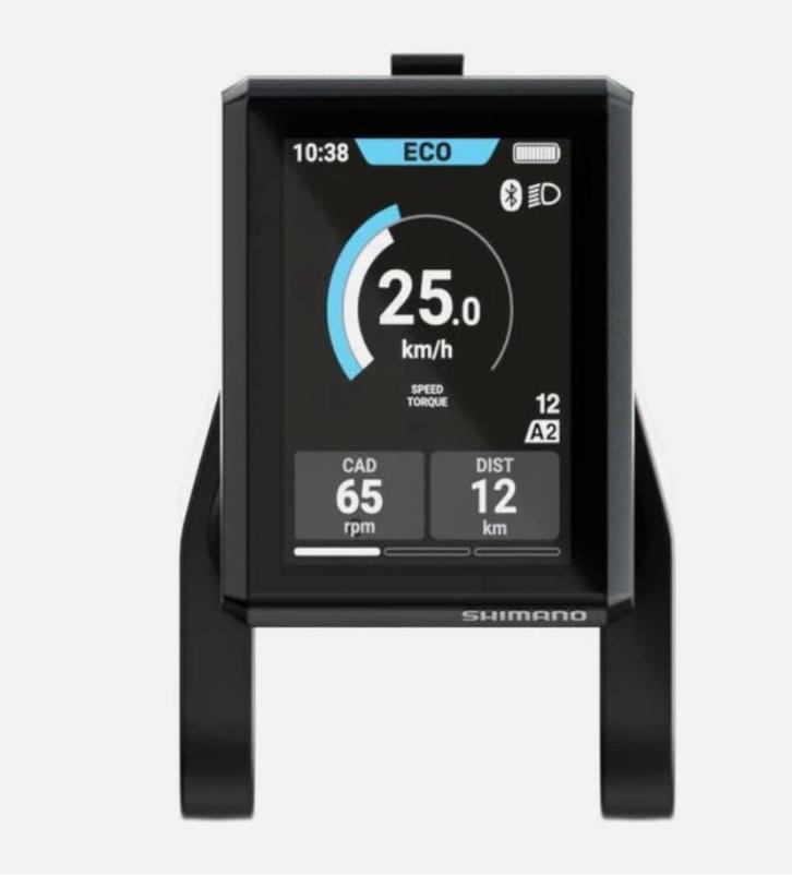 fietscomputer Shimano SC-EN610 mét houder én bekrachtiging, Fietsen en Brommers, Fietsaccessoires | Fietscomputers, Nieuw, Snelheidssensor