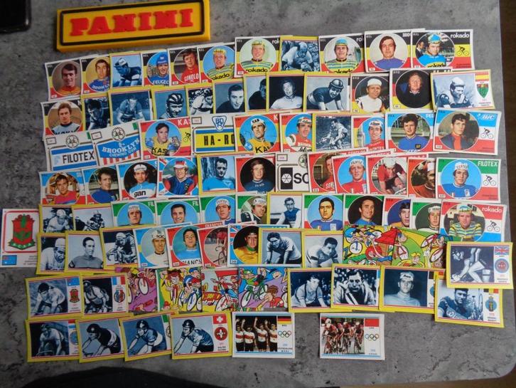 PANINI wielrennen stickers SPRINT 73 anno 1973 86x diverse , Hobby en Vrije tijd, Stickers en Plaatjes, Verzenden