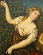 TIZIANO VECELLIO (1485–1576) – naar - Schilderij op doek, Antiek en Kunst, Ophalen of Verzenden