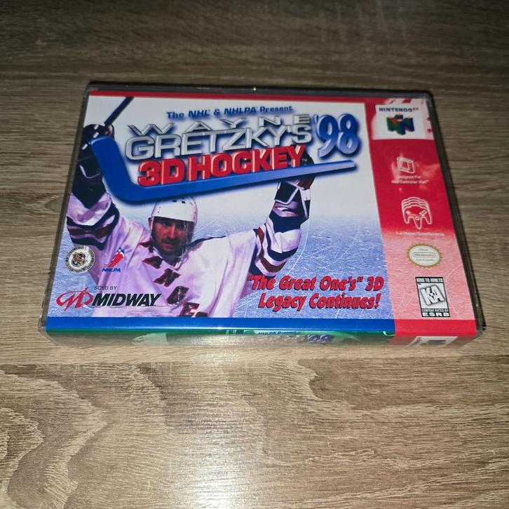 Wayne Gretzky's 3D Hockey '98 Game case, Games en Spelcomputers, Games | Nintendo 64, Zo goed als nieuw, Verzenden