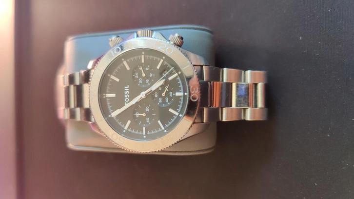 Fossil CH2573 Chronograaf – Herenhorloge – RVS, Handtassen en Accessoires, Sporthorloges, Gebruikt, Ophalen of Verzenden
