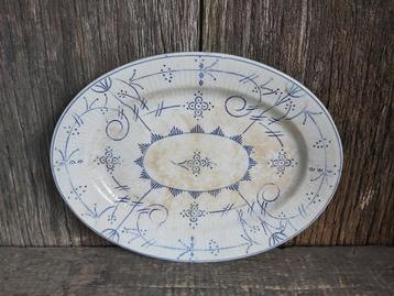 Prachtig grote fel beboterde schaal NIMY (motief copenhague) beschikbaar voor biedingen