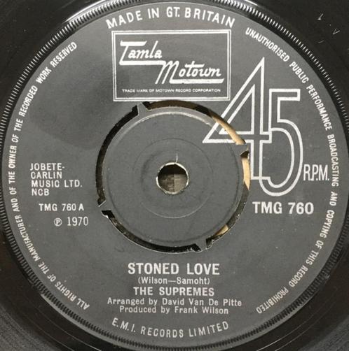 The Supremes ‎– Stoned Love " Motown sound ", Cd's en Dvd's, Vinyl Singles, Gebruikt, Single, R&B en Soul, 7 inch, Ophalen of Verzenden