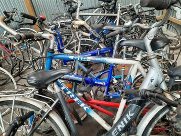 27 Koersfietsen/ ATB/BMX/ Heren/damesfietsen op te knappen, Enlèvement, Utilisé, Autres marques, Vitesses