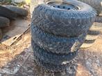 4 bf goodrich mud km1 op Landrover velg, Auto-onderdelen, Banden en Velgen, Ophalen, Band(en)