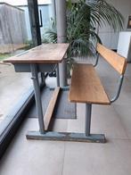Oude schoolbank met charme, Enlèvement, Utilisé, Bureau