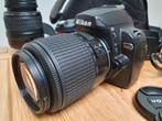 Nikon camera D40 spiegelreflexcamera 2 lenzen 55-200  18-55, Audio, Tv en Foto, Fotocamera's Digitaal, Ophalen of Verzenden, Gebruikt