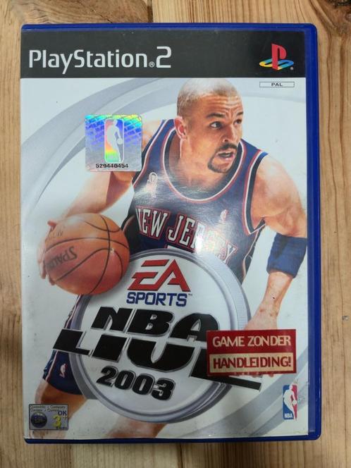 NBA Live 2003 - PS2 (PlayStation 2, 2002) Zonder Handleiding, Games en Spelcomputers, Games | Sony PlayStation 2, Gebruikt, Platform