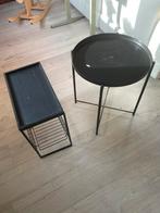 2 kleine tafeltjes, Huis en Inrichting, Ophalen, Gebruikt, Rond