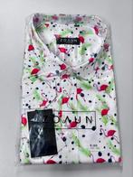 Zoaun London Flamingo Satin Shirt XXXL Nieuw polo overhemd, Ophalen of Verzenden, Nieuw, Wit, Overige halswijdtes