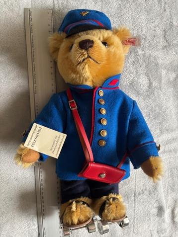 Steiff Wilhelm der Telegrammbote, Enlèvement ou Envoi, Comme neuf, Ours en tissus, Steiff