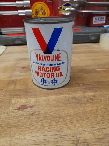 oud leeg oliekankje Valvoline racemotorolie beschikbaar voor biedingen