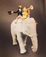 Figurine Fariboles Tintin, Milou, l'éléphant, Ophalen of Verzenden, Kuifje, Zo goed als nieuw, Beeldje of Figuurtje