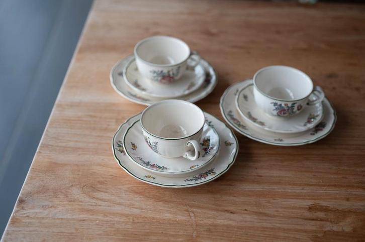 Alt strasbourg, Villeroy et boch, 9 pièces, Antiek en Kunst, Antiek | Servies los, Ophalen of Verzenden