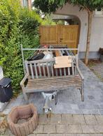 Gratis Tuinbank en bloembak beton, Ophalen, Gebruikt
