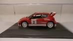 PEUGEOT 206 WRC BURNS M-C 03.IXO 1/43 IMPEC+VITRINE, Hobby en Vrije tijd, Ophalen of Verzenden, Zo goed als nieuw, Auto, Overige merken
