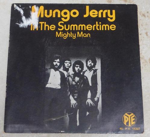Vinyl Single - In the Summertime & Mighty Man - Mungo Jerry, Cd's en Dvd's, Vinyl | Pop, Zo goed als nieuw, 1960 tot 1980, Overige formaten