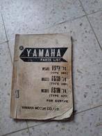 Yamaha FS1K, H, N  (1974) Parts Book, Enlèvement ou Envoi