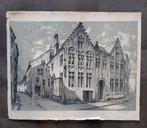 Ets Brugge Huis der Notarissen 31/100 door Albert Goethals (, Antiek en Kunst, Kunst | Etsen en Gravures, Ophalen