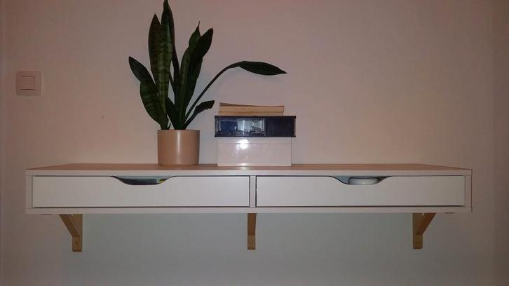 EKBY ALEX ikea shelf with drawers, Huis en Inrichting, Kasten | Ladekasten, Zo goed als nieuw, Minder dan 100 cm, 100 tot 150 cm