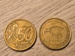 Munt van 50 cent van Estland 2011, Postzegels en Munten, Munten | Europa | Niet-Euromunten, Ophalen of Verzenden