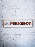 Vintage reclamebord Peugeot fietsen, Verzamelen, Merken en Reclamevoorwerpen, Ophalen of Verzenden, Zo goed als nieuw, Reclamebord