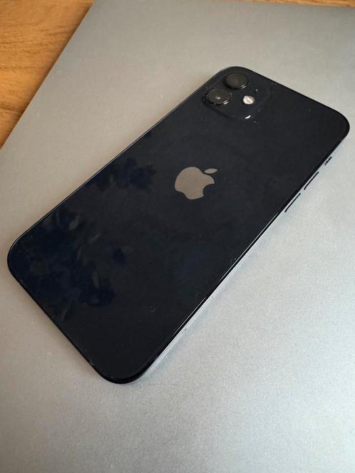 iPhone 12 64Gb Zwart, Telecommunicatie, Mobiele telefoons | Apple iPhone, Zo goed als nieuw, 64 GB, Zonder abonnement, Zonder simlock