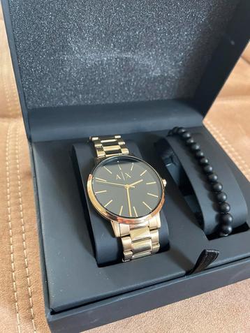 Armani Exchange Watch 47mm Gold