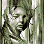 " Glance " Unieke editie 1/1 - Digitaal schilderij/Giclee -, Ophalen of Verzenden