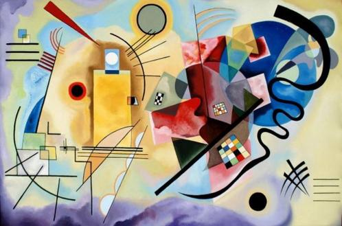 Heel mooie Kandinsky replica's op canvas, Antiek en Kunst, Kunst | Schilderijen | Klassiek, Verzenden