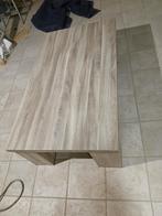 Licht bruine/grijze salontafel, Huis en Inrichting, Ophalen, Gebruikt