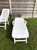 Ligzetel van het merk Allibert, Jardin & Terrasse, Chaises longues, Comme neuf, Plastique, Pliant, Enlèvement ou Envoi