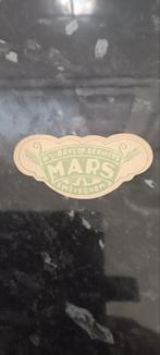 Oud bieretiket Mars br Bafcop Sveveghem, Ophalen of Verzenden, Zo goed als nieuw