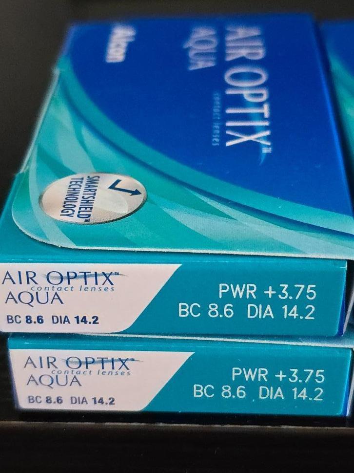 Alcon Air Optix Aqua 6 maandlenzen - sterkte: +3,75 en +4,75, Diversen, Verpleegmiddelen, Nieuw, Ophalen of Verzenden