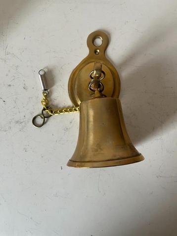 Cloche vintage en cuivre avec raccords en cordon à bulles, Enlèvement, Cuivre