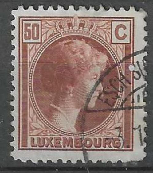 Luxemburg 1926/1928 - Yvert 172 - Charlotte - 50 c. (ST), Timbres & Monnaies, Timbres | Europe | Autre, Affranchi, Luxembourg