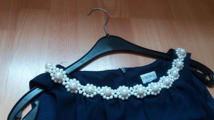 Lange jurk Swing - nieuw met label, Kleding | Dames, Jurken, Nieuw, Maat 38/40 (M), Blauw, Onder de knie, Verzenden