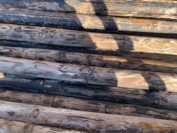 Poteaux de pâturage à vendre - créosote non pointu/pointu, Enlèvement, Utilisé, 250 cm ou plus, Poteaux