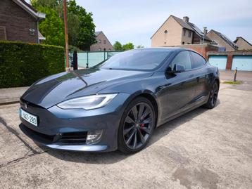 Tesla Model S Performance * Free Supercharge * SoH 89,43%, Auto's, Automaat, Model S, Leder, Elektrisch