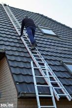 Solide aluminium dakladder ladder met nokhaak, Nieuw, Overige materialen, Overige typen, Ophalen of Verzenden