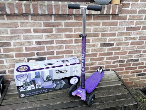 Micro Maxi Step Paars, Fietsen en Brommers, Steps, Gebruikt, Gewone step, Ophalen