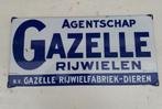 Reclame bord gazelle rijwielen, Collections, Marques & Objets publicitaires, Enlèvement ou Envoi