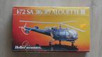 Alouette III Belgie Heller 1/72, 1:72 tot 1:144, Verzenden, Helikopter, Zo goed als nieuw
