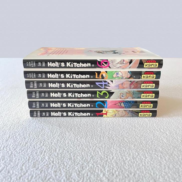 Manga Hell's Kitchen Times 1 tot 6 VF, Boeken, Strips | Comics, Gelezen, Meerdere comics, Japan (Manga), Ophalen of Verzenden